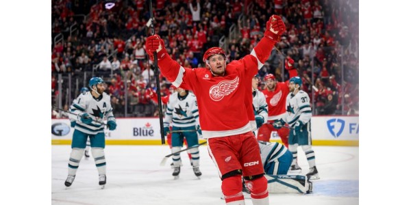 San Jose Sharks avslutade Detroit Red Wings sju matcher långa segerserie